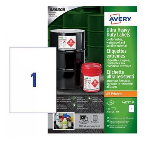 AVERY ETICHTESLIN 210X297 LASERINK 50FF